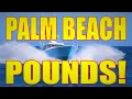 PALM BEACH POUNDS 4K Yachts rip through the Inlet Boats at Palm Beach Inlet