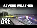 LIVE Severe weather entering Muskegon MI
