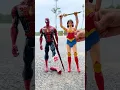 Wonder Woman tests Spider Man's legs | Marvel Toys