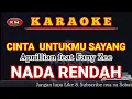 CINTA UNTUKMU SAYANG Karaoke/Lirik NADA RENDAH Aprillian feat Fany Zee