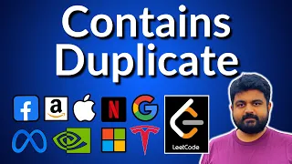 Contains Duplicate LeetCode 217 Easy Hash Set