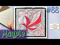 MAYPLE Easy Zentangle Patterns Day 88 100 Days of Zentangle 2020