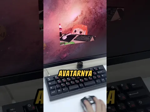 Avatar gue jadi NPC gara-gara gak punya kamera 🤖 #avatar #lucu #keyboard
