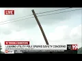 Leaning utility pole in Valley City sparks safety concerns