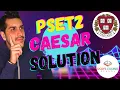 PROBLEM SET 2 CAESAR SOLUTION CS50