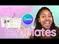 How To Edit PLR Canva Templates To Sell On Etsy Beginner-Friendly