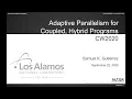 CW2020 S4V3 - Adaptive Parallelism for Coupled Hybrid Programs