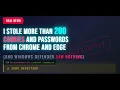 How Infostealers Bypass AV and Steal Browser Credentials Real Demo