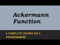 Ackerman Function How To Solve Ackermann Function Program For Ackermann Function Using Recursion