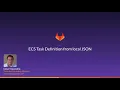 ECS Task Definition from local JSON