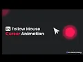Div Follow Mouse Cursor Animation JavaScript Project For Beginners Cursor Follow