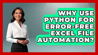 Why Use Python For Error-free Excel File Automation - Python Code School
