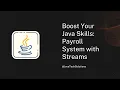 Java Stream MAGIC Calculate Salaries Find Highest-Paid Employee and Filter by Department in Seconds