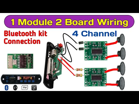 Download MP3 1 Module se 2 Board connection/Bluetooth kit 4 Channel component wiring/Electronics verma