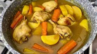 KOLAY VE LEZZETLİ 🍗 Sebzeli Tavuk Haşlama Tarifi. 