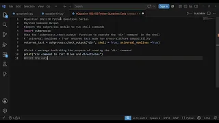 System Command Output in Python