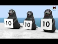10 penguins in the Bed | Penguin Friends | Children's Nursery Rhyme | The Nursery Channel