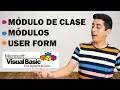 Curso VBA para Macros Modulos de clase Modulos y UserForms