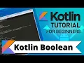 Kotlin tutorial Boolean