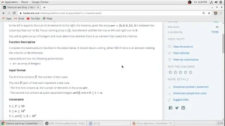 Sherlock and Array Hacker Rank Solution in C Programming