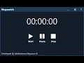 Stopwatch With Source Code JavaFX