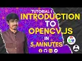 Introduction to Computer Vision js javascript Tutorial-1 by alijakhar