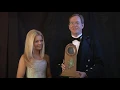 Mairead Nesbitt accepting the 2009 Irish Music Award for Top Fiddle