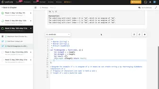 Find All Anagrams in a String Javascript Solution