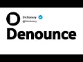 Denounce Synonyms Similar Words