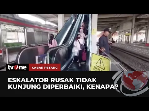 Masih Rusak, Penumpang Keluhkan Fasilitas Eskalator di Stasiun Bekasi