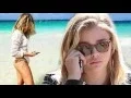 Bikini babe Chloe Moretz sizzles in the sun as she shows off her legs
