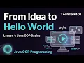 From Idea to Hello World Introduction to OOP with Java Lesson 01 OOP
