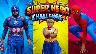 Super heroes challenge  | Mudiyan | Keshu | Paaru