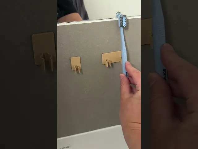 Toothbrush & Razor Holder | Bathroom Clip | Organizer video thumbnail