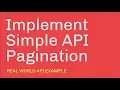 Simple API Pagination