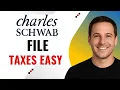 How to file taxes on Schwab investments