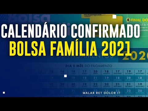 Download MP3 CALENDÁRIO BOLSA FAMÍLIA 2021: Divulgação confirmada!