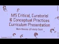 Spring 2026 Open House MSCCCP Curriculum Overview