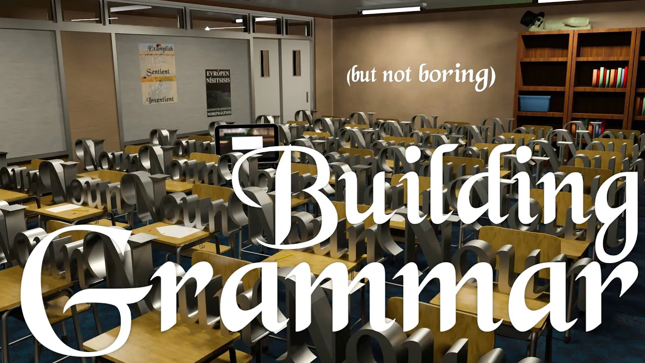 Building a Conlang's Grammar