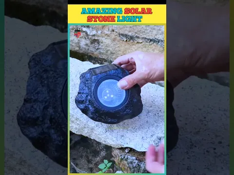 🤯😲Amazing Solar Stone Light #shorts @AslamFacts