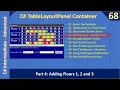 C TableLayoutPanel Part 4 - Add Rows at Design Time C Advanced