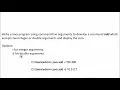 Command Line Arguments in Java
