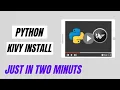 How to install kivy on Windows Python Pycharm Visual Studio