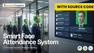 Smart Face Attendance System in Python AI Computer Vision Project Tutorial Source Code