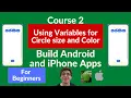 Unit 1 Lesson 9 Using Variables for Circle size and Color