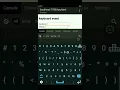 keyboard events in javascript