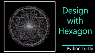 Design with Hexagon in Python Turtle