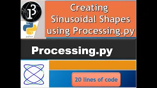 Generative Art Basics Drawing animated Sinusoids in Processing py