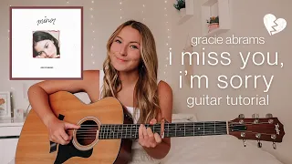 Download gracie abrams i miss you i’m sorry guitar tutorial (easy chords) // Nena Shelby MP3