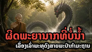 ພະຍານາກຄາຍຜິດໃສ່ບຶງນ້ຳ | พญานาคคลายผิดใส่บึงน้ำ #viral  #feed #buddha #พญานาค #history #เรื่องเล่า 